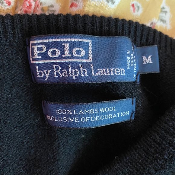Polo | Black Wool Sweater M - Picture 2 of 2